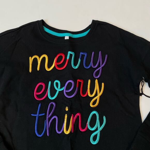 NWT Sweet Soul Size Large Merry Everything Sweatshirt - Picture 2 of 4